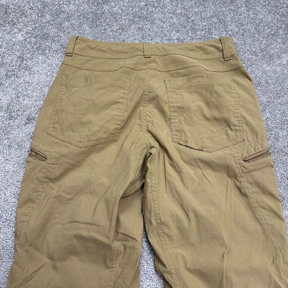 Eddie Bauer First Ascent Cargo Pants Men 30x30 Brown Khaki Straight Outdoor Hike - Picture 3 of 16
